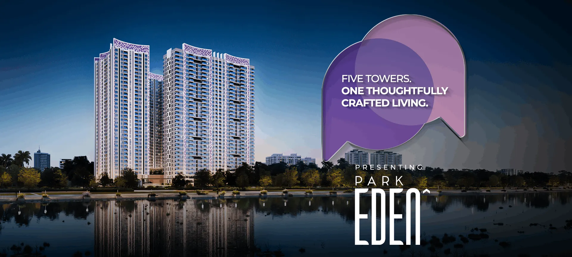eden park 3 and 4 bedroom residencies 1.99 cr onwards